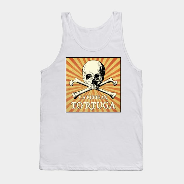 Ports of the Caribbean Pirates - Tortuga Tank Top by Naves